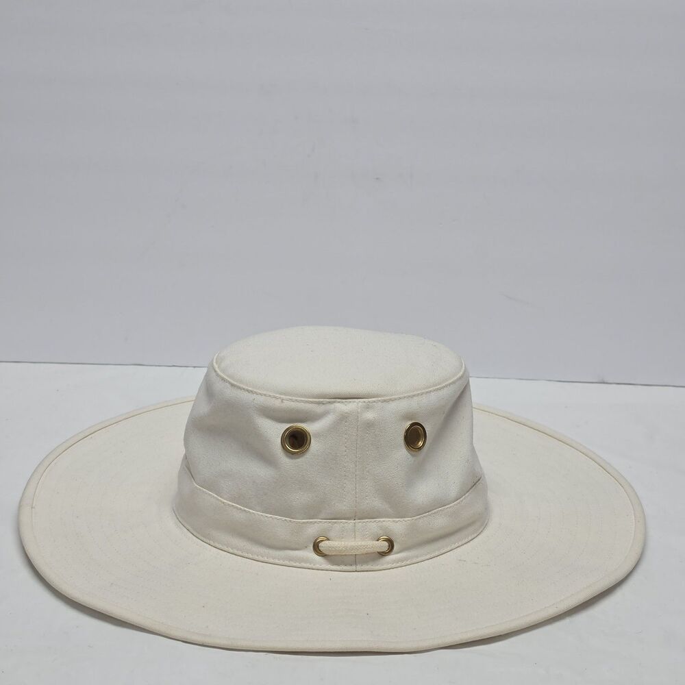 Tilley Endurables Ivory Hat Size 6 7/8 Beige Breathable Outdoors Camping Hiking